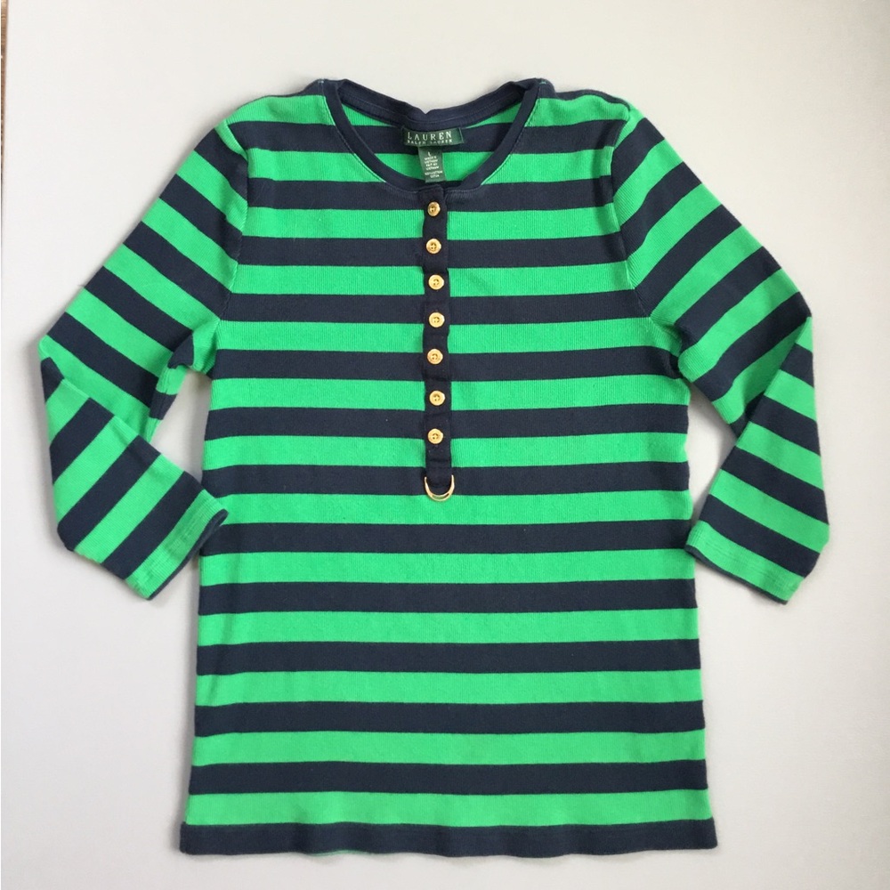 Ralph Lauren knit  Striped Long Sleeve  Top